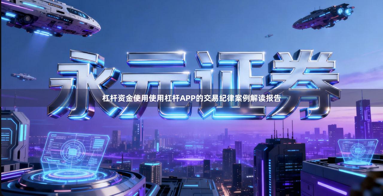 杠杆资金使用使用杠杆APP的交易纪律案例解读报告